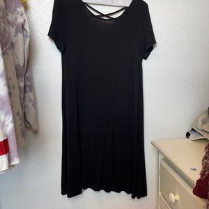 BLACK T SHIRT DRESS (mossimo)